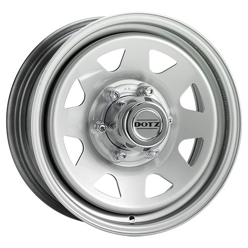 DOTZ OPKNS schwarz/silber 6.0Jx15 5x139.7 ET45