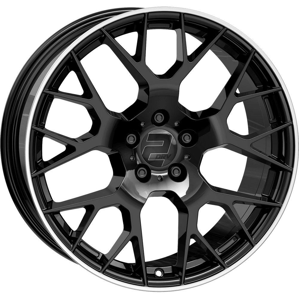 WHEELWORLD-2DRV WH47 black glossy painted with full machined lip 8.5Jx19 5x112 ET35