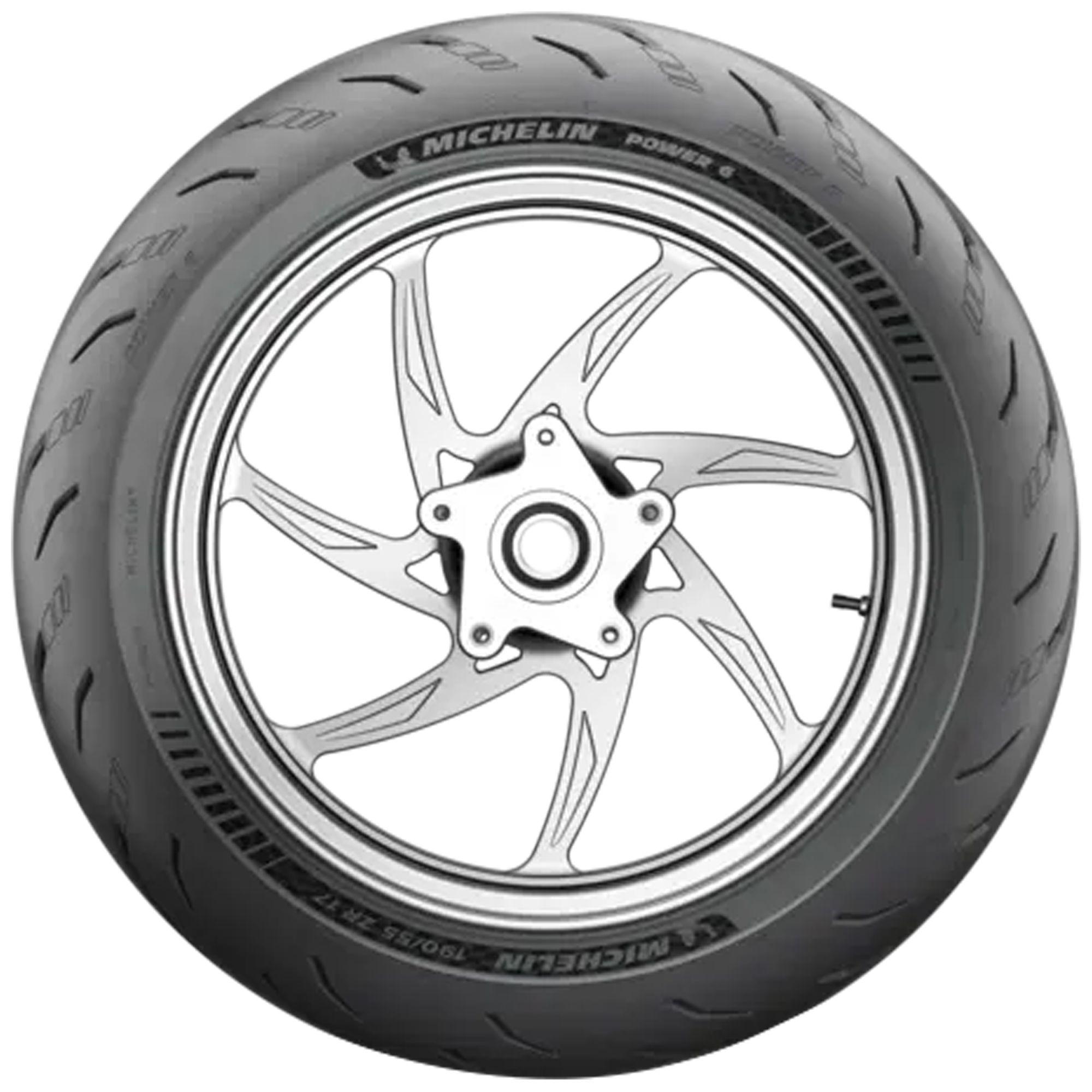 MICHELIN 190/55 ZR 17 TL (75W) POWER 6 BSW