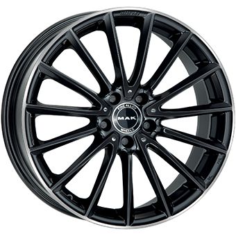 MAK KOMET gloss black mirror ring 11.0Jx21 5x112 ET48