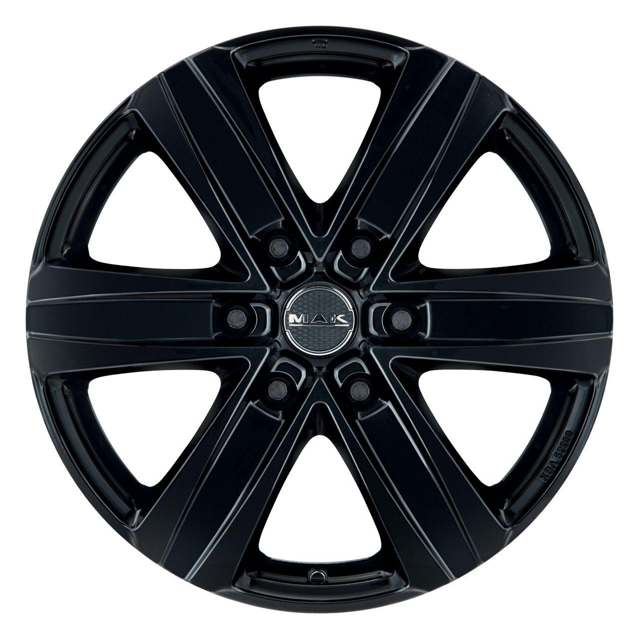 MAK STONE 6 schwarz glänzend 8.5Jx20 6x139.7 ET30