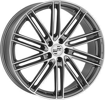 MAK LEIPZIG-D gun metal mirror face 11.5Jx22 5x130 ET61
