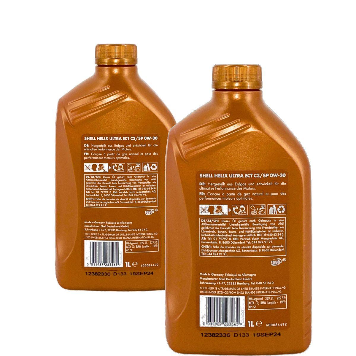 Shell Helix Ultra ECT C3 SP 0W-30 2x1 Liter