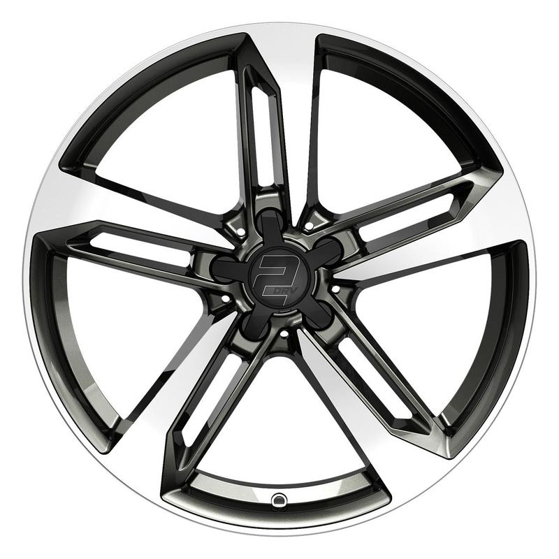 WHEELWORLD-2DRV WH36 dark gunmetal full machined 8.5Jx19 5x112 ET48