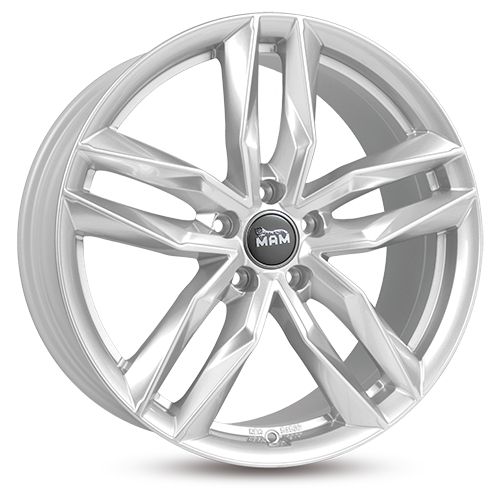 MAM WHEELS MAM RS3 silver painted 7.0Jx16 5x114.3 ET45