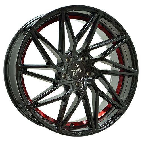 KESKIN WHEELS KT20 FUTURE black painted red inside 8.5Jx20 5x120 ET35