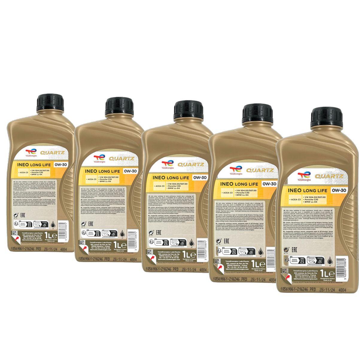Total Quartz Ineo Long Life 0W-30 5x1 Liter