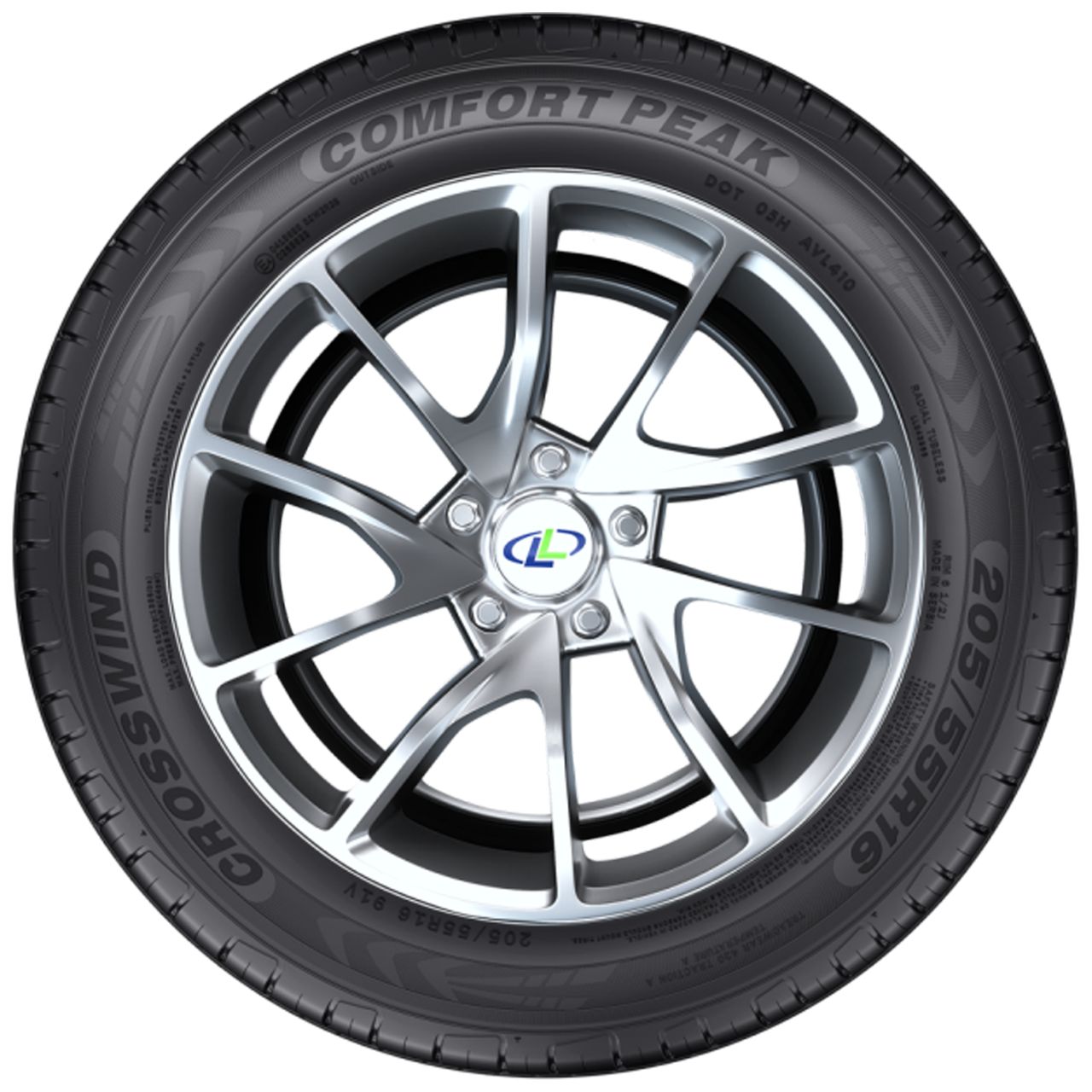 CROSSWIND COMFORT PEAK 205/60R16 96V XL BSW