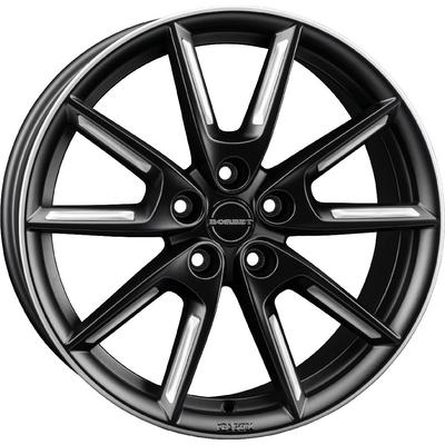 BORBET DESIGN LX black matt silver spoke rim 8.0Jx18 5x114.3 ET40