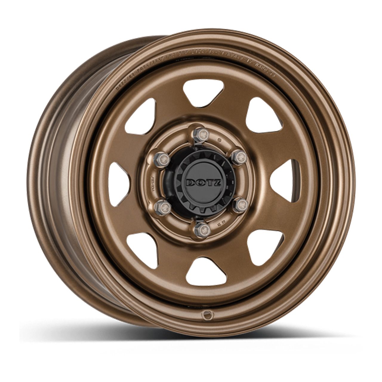 DOTZ DAKAR BRONZE bronze matt 7.0Jx16 5x165.1 ET8