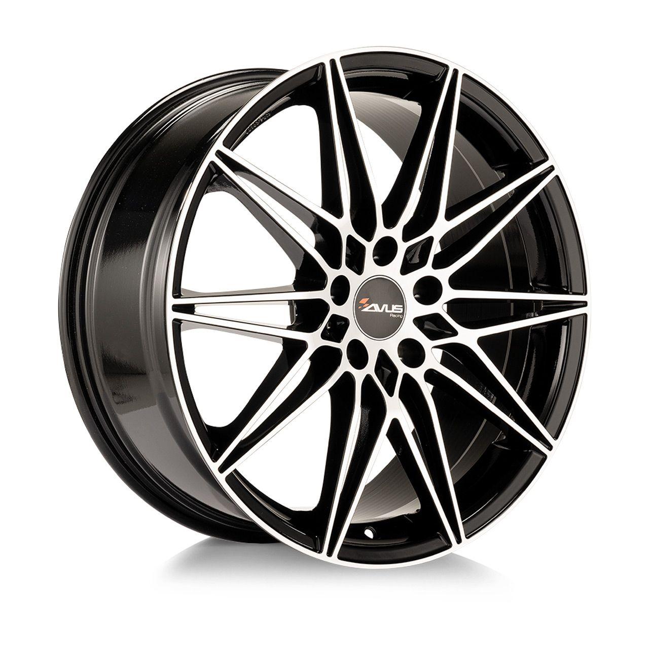 AVUS RACING AC-MB5 black polished 8.0Jx18 5x120 ET34