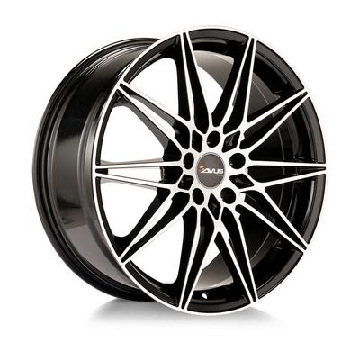 AVUS RACING AC-MB5 black polished 9.0Jx19 5x112 ET44