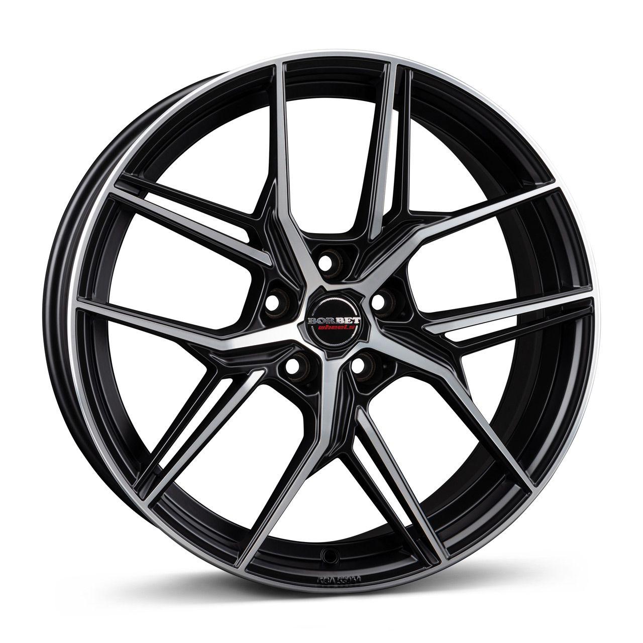 BORBET DESIGN QX black polished matt 8.0Jx19 5x112 ET50
