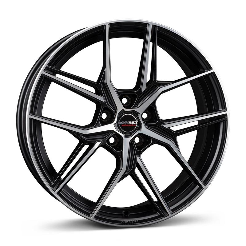 BORBET DESIGN QX black polished matt 8.0Jx19 5x112 ET50