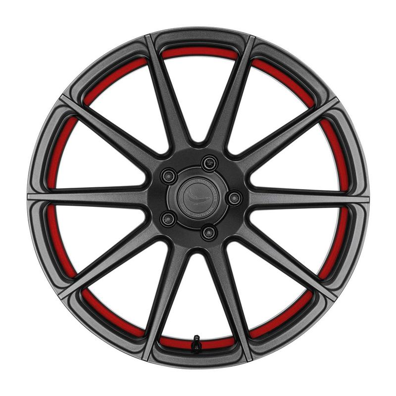 BARRACUDA PROJECT 2.0 Mattgunmetal/ undercut Color Trim rot 9.0Jx20 5x112 ET35
