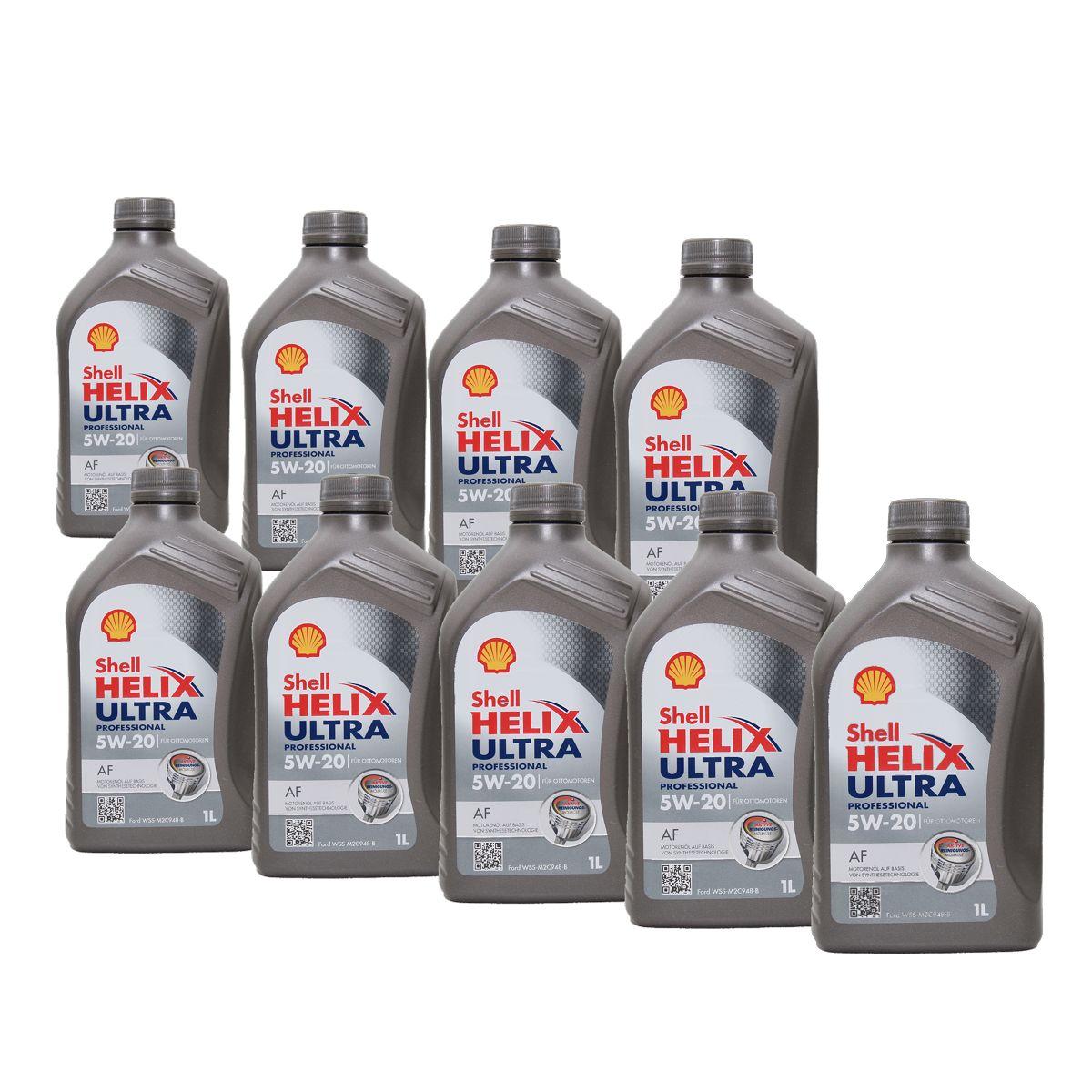 Shell Helix Ultra Professional AF 5W-20 9x1 Liter