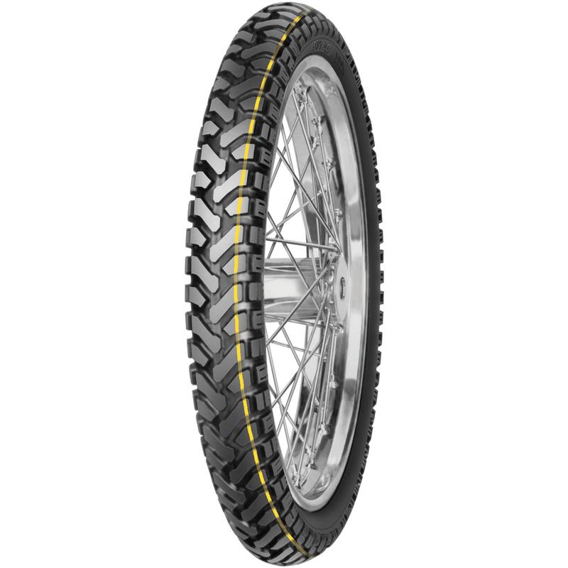 MITAS 100/90 - 19 M/C TL 57T E-07 DAKAR (YELLOW) FRONT M+S