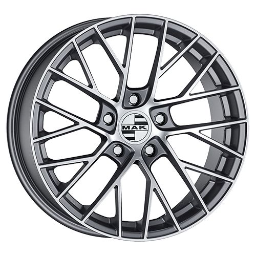 MAK MONACO gun metal mirror face 8.5Jx20 5x130 ET57