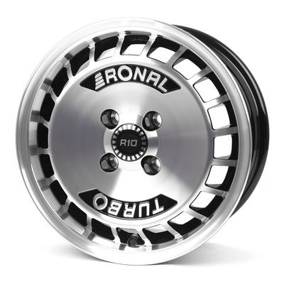 RONAL RONAL R10 TURBO schwarz-frontkopiert 7.0Jx15 4x100 ET37
