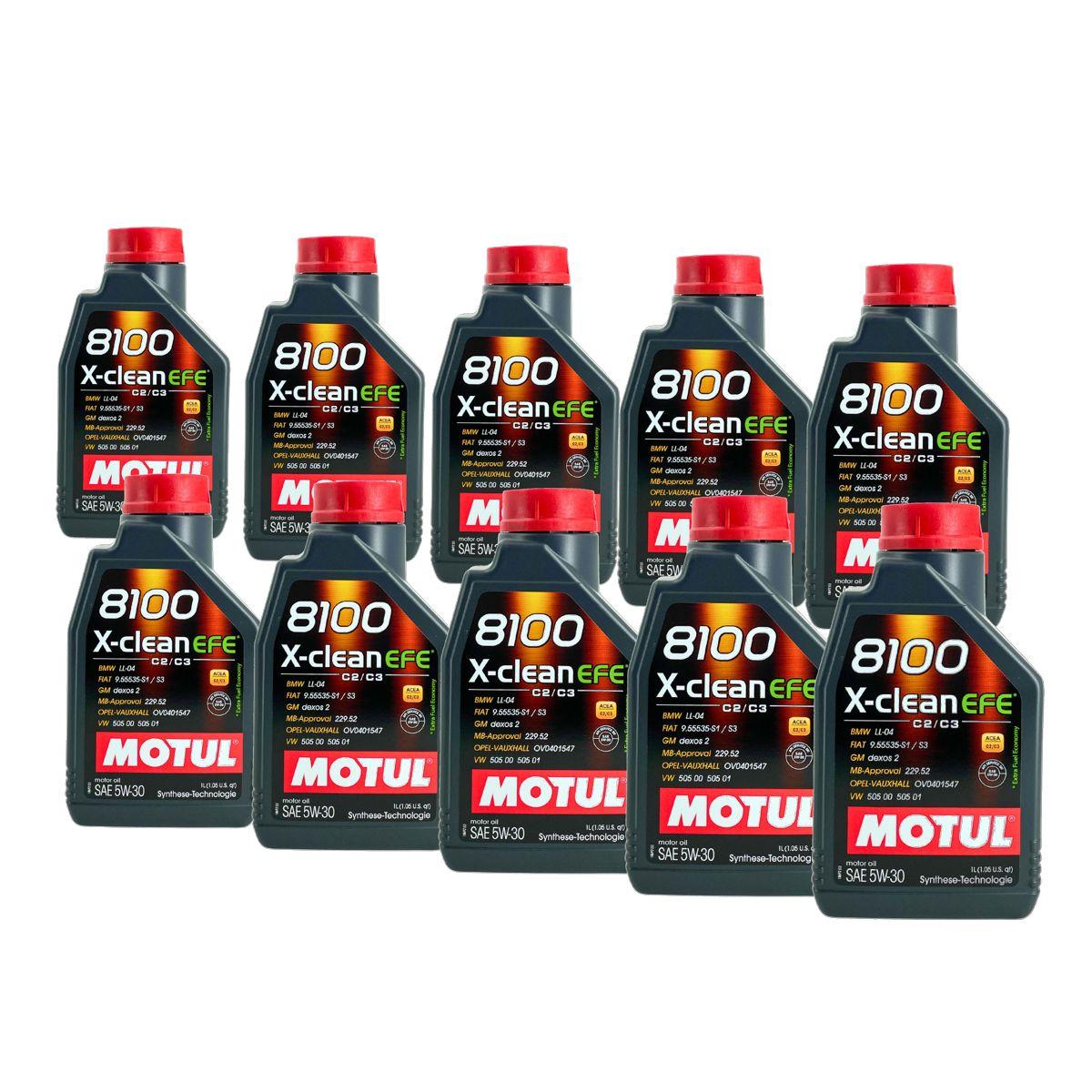 Motul 8100 X-clean EFE 5W-30 10x1 Liter