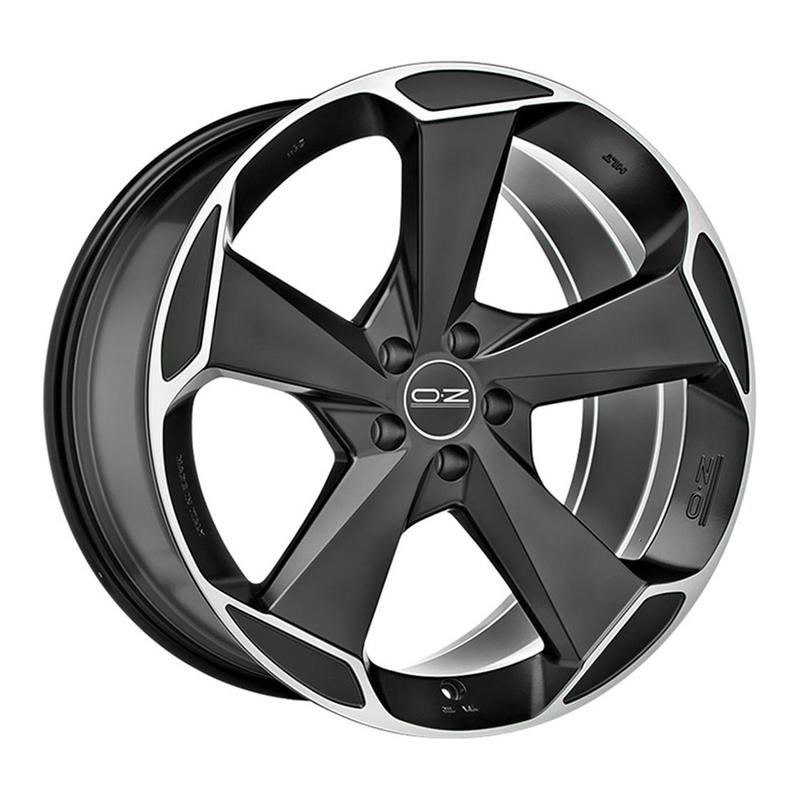 OZ ASPEN HLT matt schwarz diamond cut 11.0Jx21 5x130 ET60