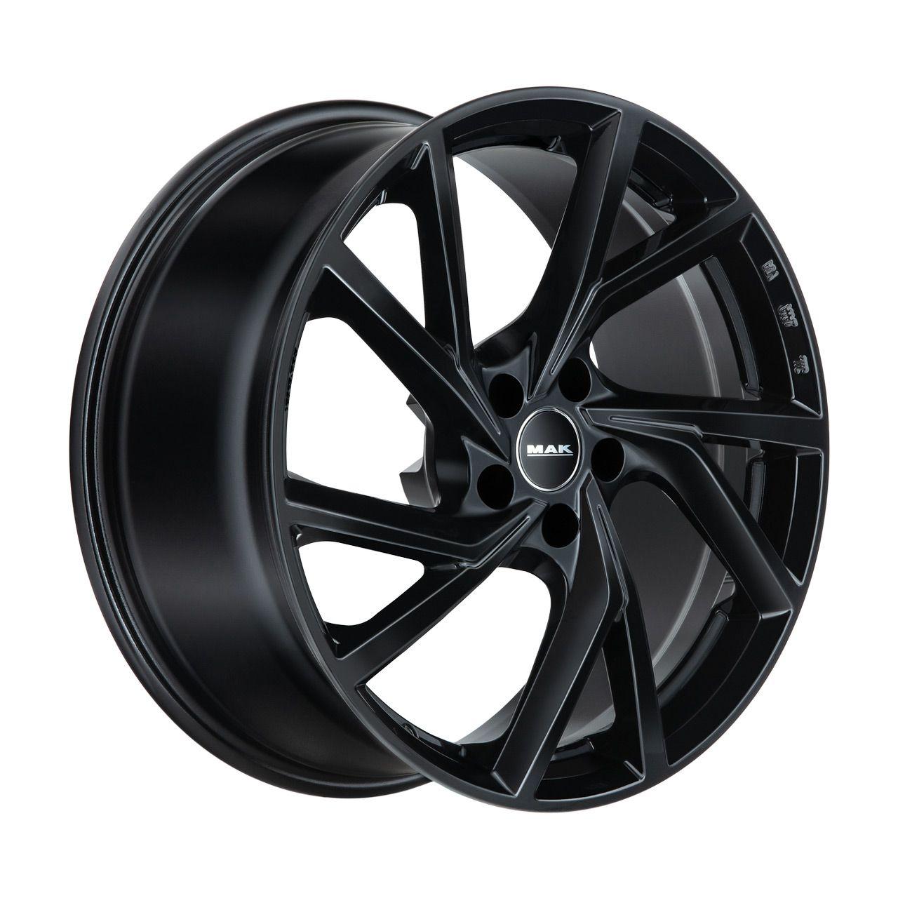 MAK KASSEL gloss black 7.0Jx17 5x100 ET38