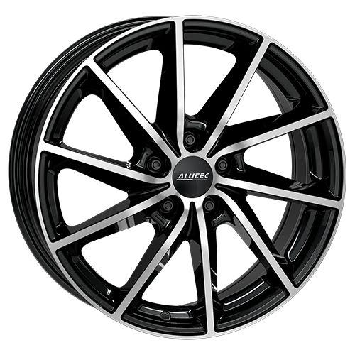 ALUTEC SINGA 5-LOCH diamantschwarz frontpoliert 7.5Jx18 5x114.3 ET49.5