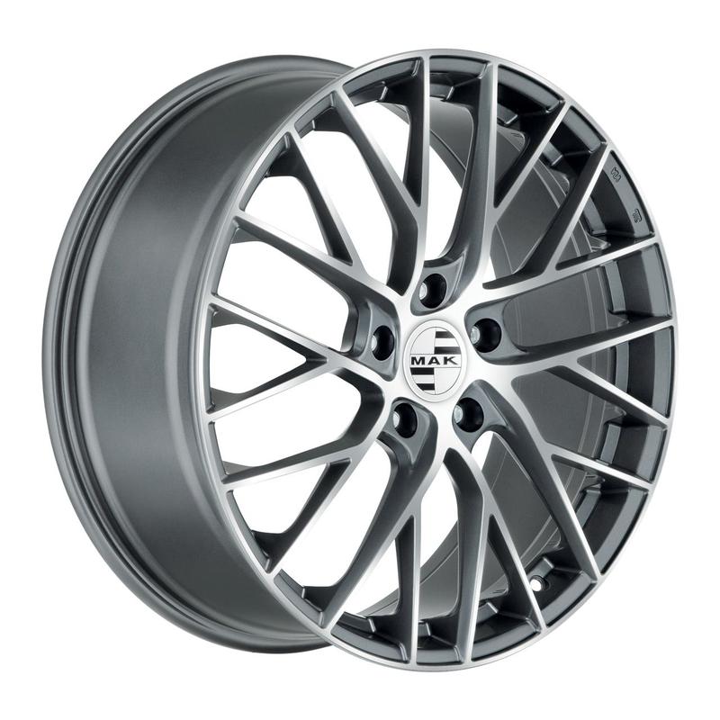 MAK MONACO-D gun metal mirror face 11.0Jx19 5x130 ET65