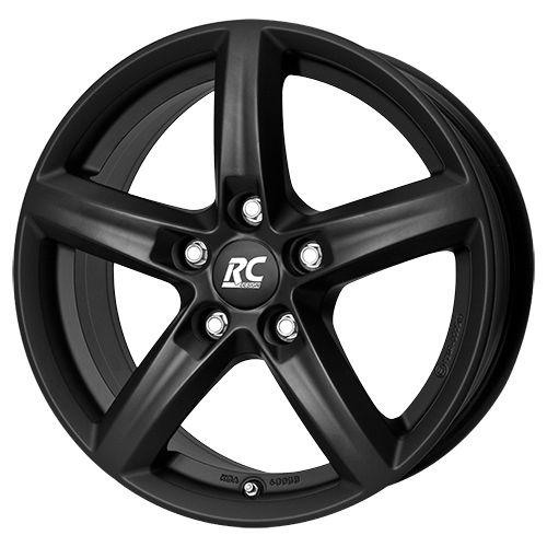 RC-DESIGN RC24 schwarz klar matt (skm) 6.0Jx15 4x108 ET45