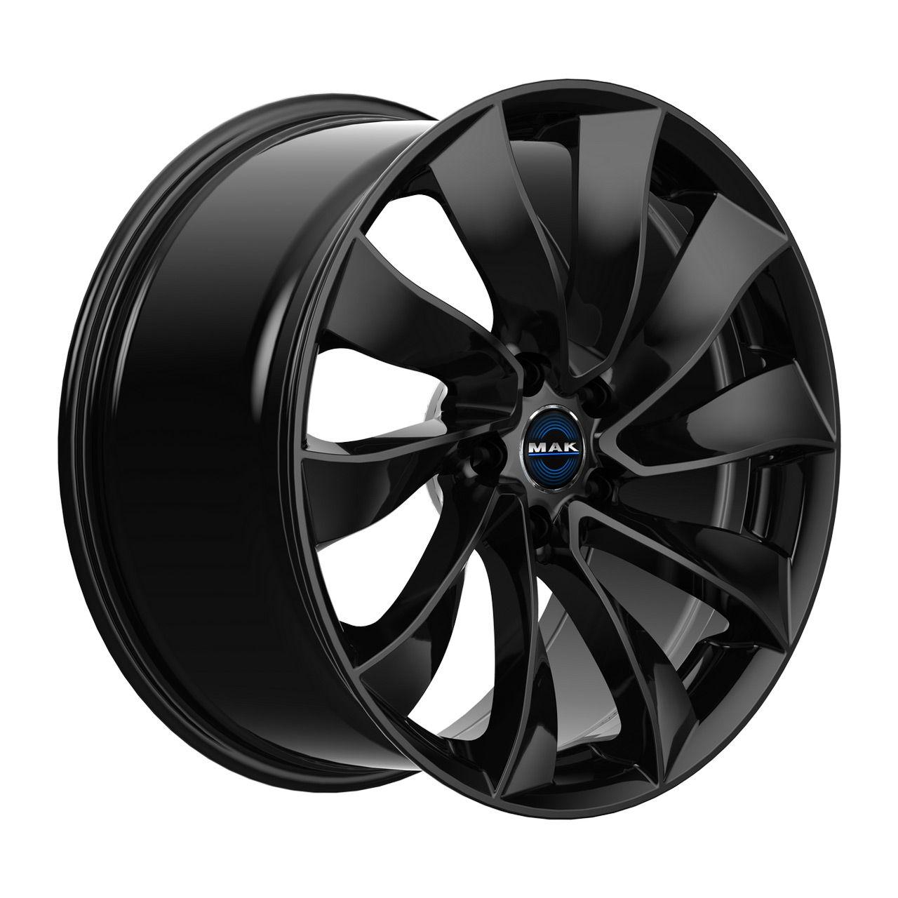 MAK SOLAR gloss black 9.5Jx19 5x114 ET45