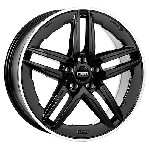 CMS C29-AERO diamond rim black gloss 7.5Jx18 5x112 ET50