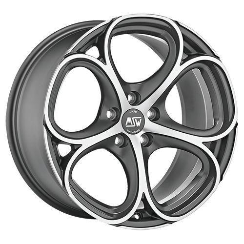 MSW (OZ) MSW 82 matt gun metal full polished 8.0Jx18 5x110 ET40