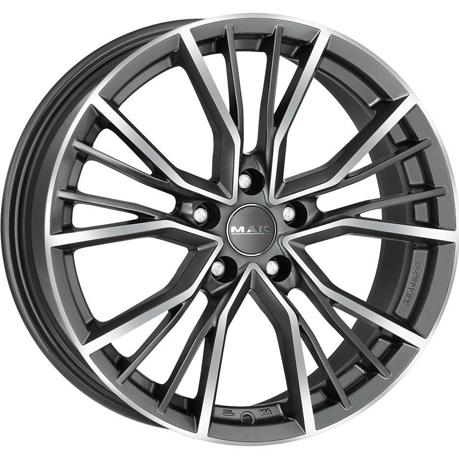 MAK UNION gun metallic mirror 8.0Jx18 5x112 ET30