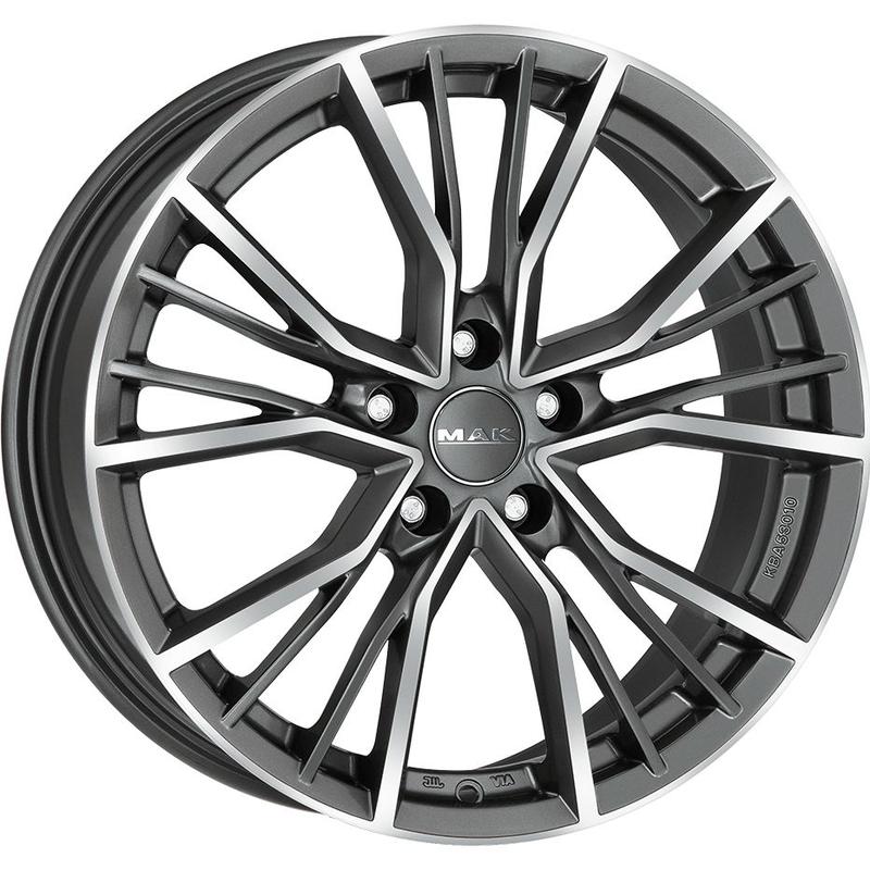 MAK UNION gun metallic mirror 8.0Jx18 5x112 ET30