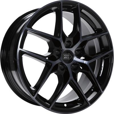 1000 MIGLIA MM1004 gloss black dark polished 7.5Jx17 5x112 ET45