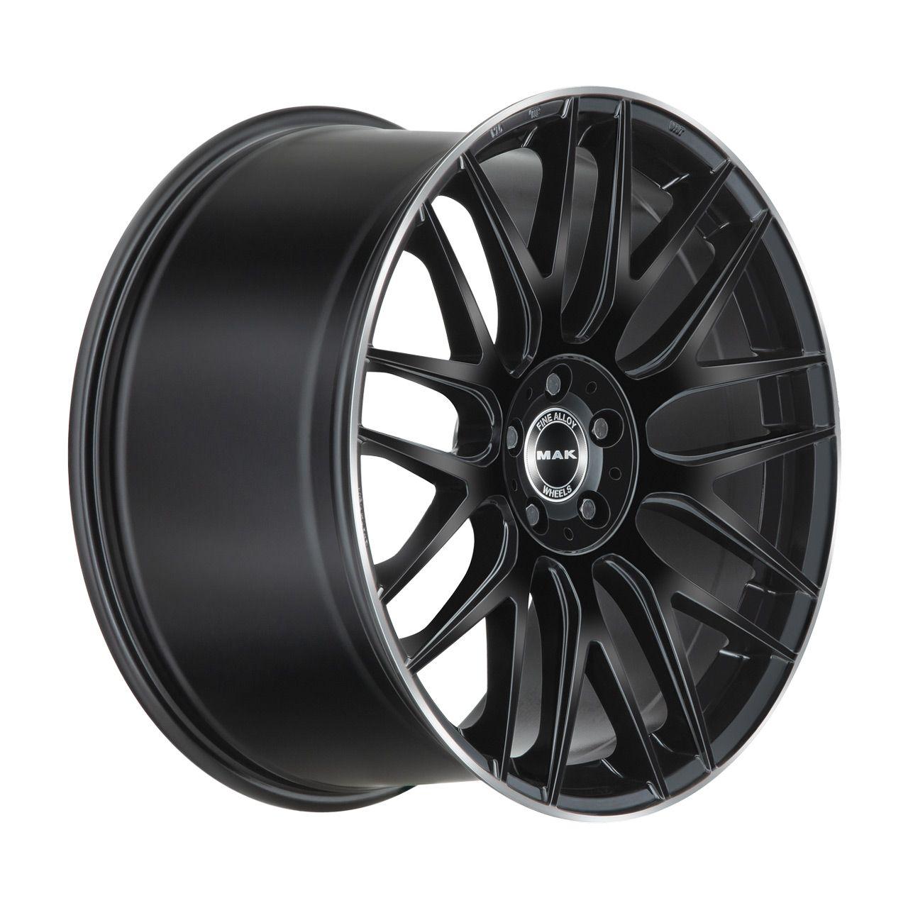 MAK ARROW gloss black mirror ring 10.0Jx21 5x112 ET62