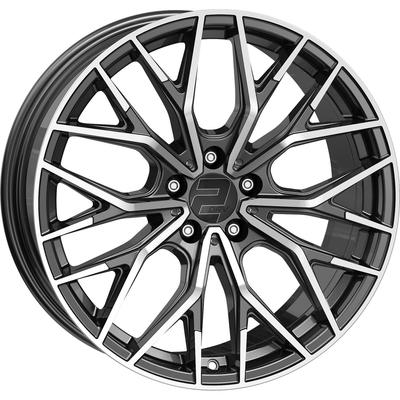 WHEELWORLD-2DRV WH37 dark gunmetal full machined 8.5Jx19 5x108 ET40