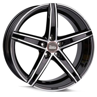 MAM WHEELS MAM OX-18 black front polished 8.5Jx19 5x112 ET45
