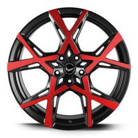 BARRACUDA PROJECT X gloss black flashred 10.0Jx22 5x108 ET40
