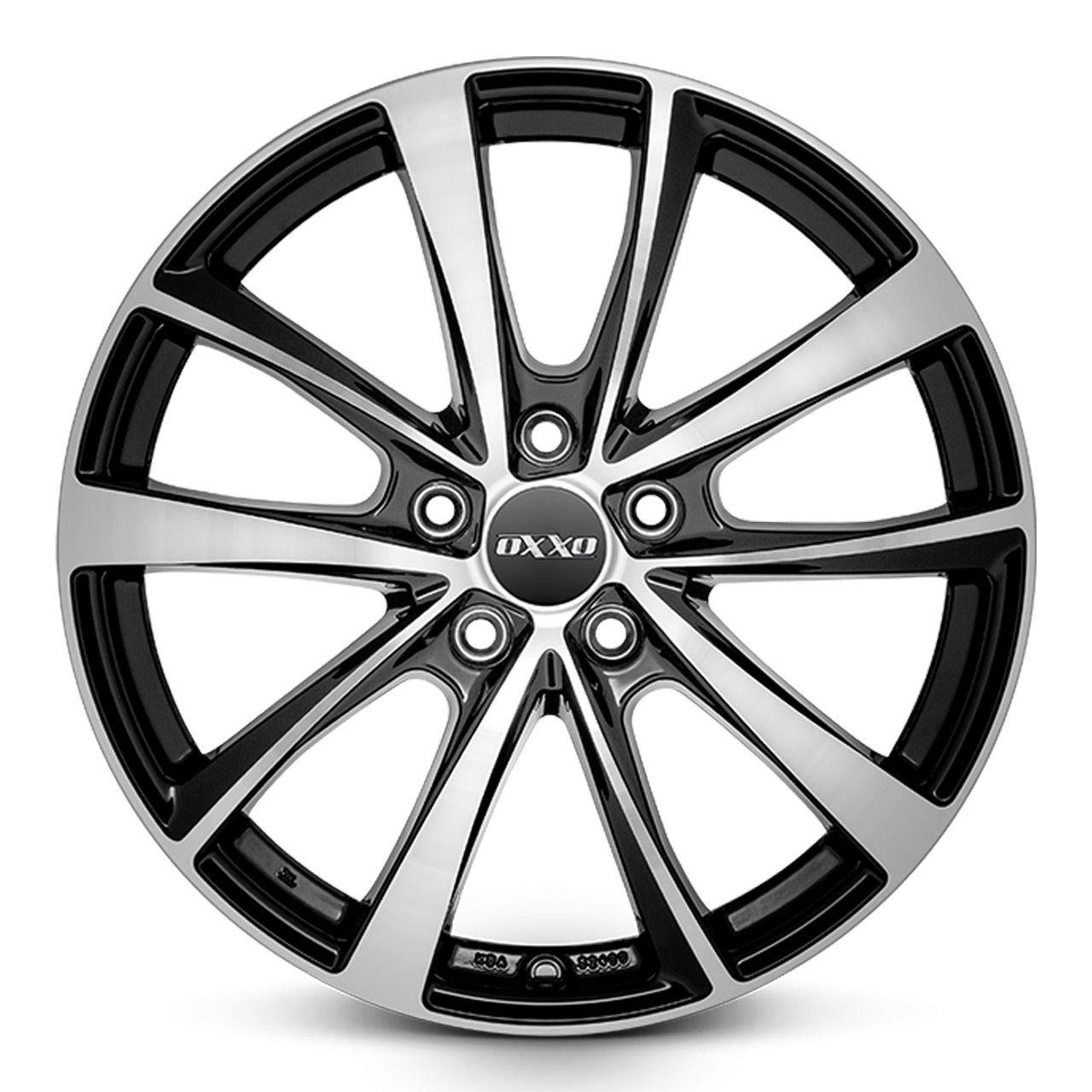 OXXO WHEELS VIDORRA BLACK-5 schwarz poliert 7.5Jx19 5x112 ET38