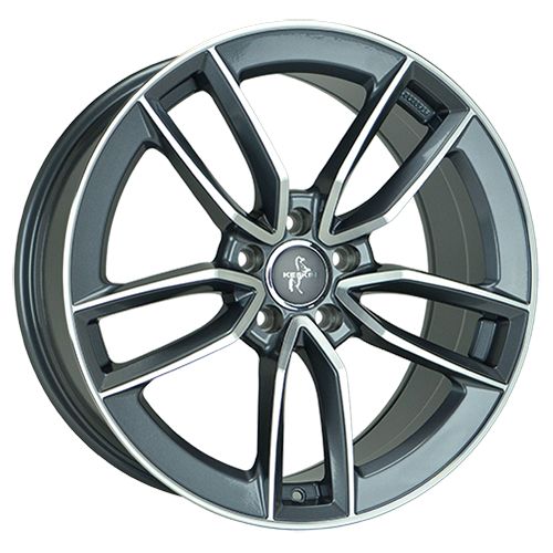 KESKIN WHEELS KT21 ELEGANT palladium front polished 7.5Jx17 5x112 ET45