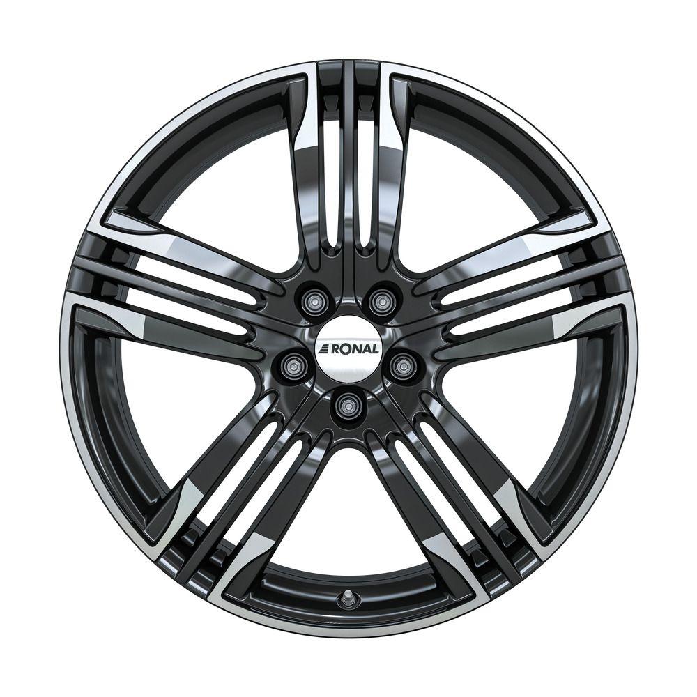 RONAL RONAL R58 schwarz-frontkopiert 10.0Jx22 5x130 ET50