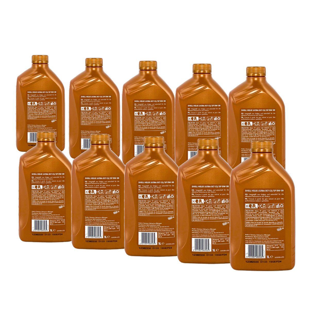 Shell Helix Ultra ECT C3 SP 0W-30 10x1 Liter