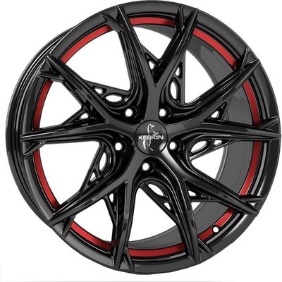 KESKIN WHEELS KT24C THUNDER black painted red inside 8.5Jx19 5x114.3 ET35