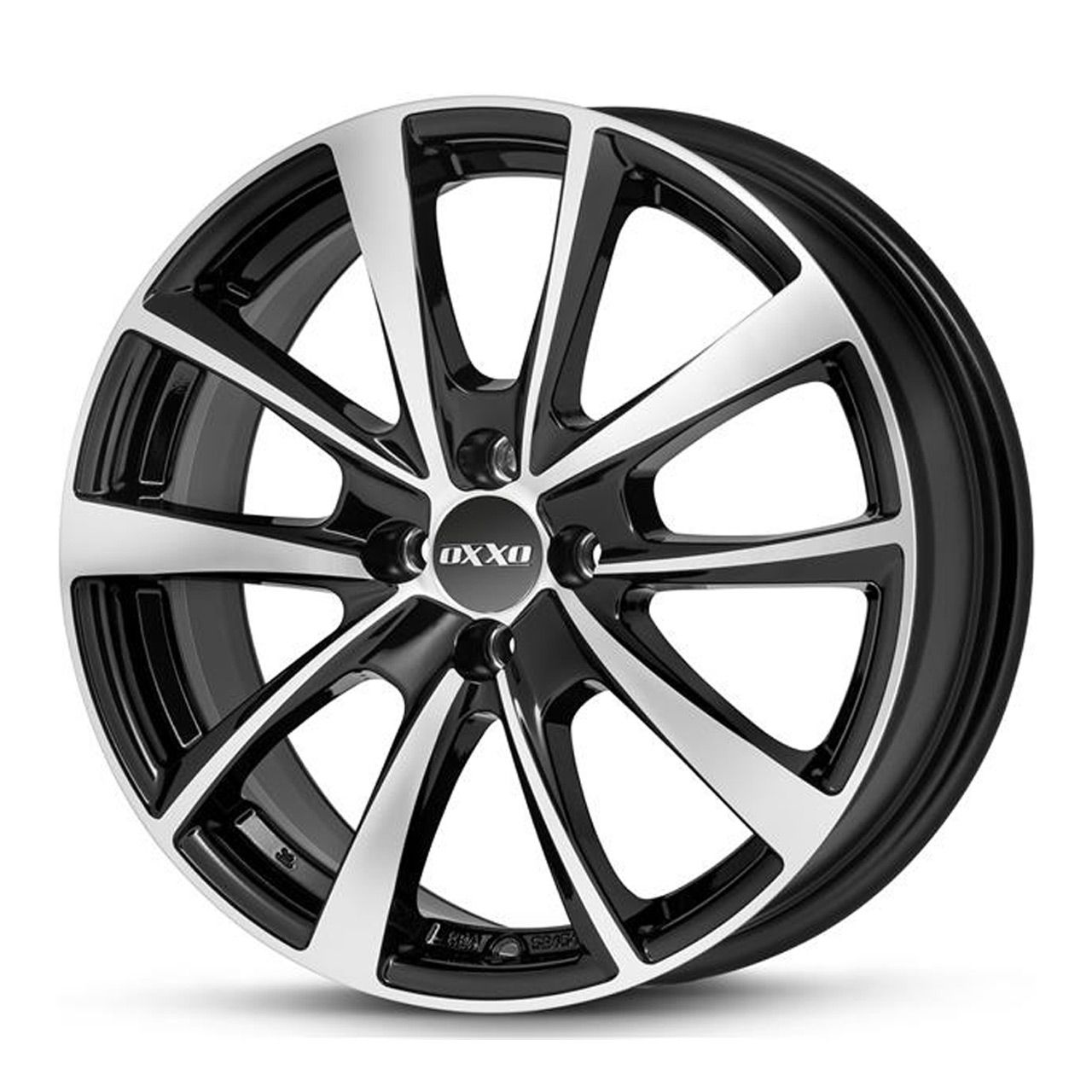 OXXO WHEELS VIDORRA BLACK-4 schwarz poliert 6.5Jx16 4x108 ET20
