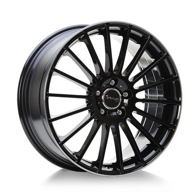 AVUS RACING AC-M03 black polished lip 7.5Jx17 5x110 ET40