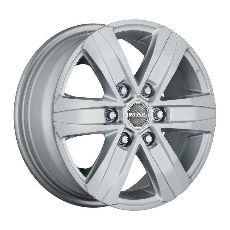 MAK STONE 6 silber 7.5Jx17 6x130 ET60