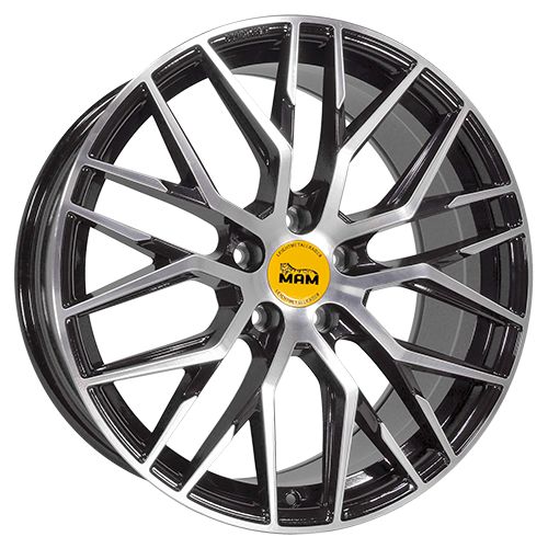 MAM WHEELS MAM RS4 black front polished 8.0Jx18 5x112 ET45