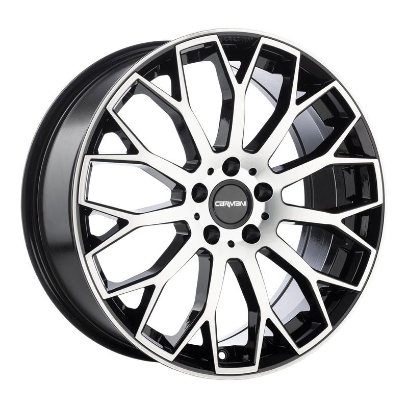 CARMANI 22 FRANZ black polish 8.0Jx19 5x112 ET43