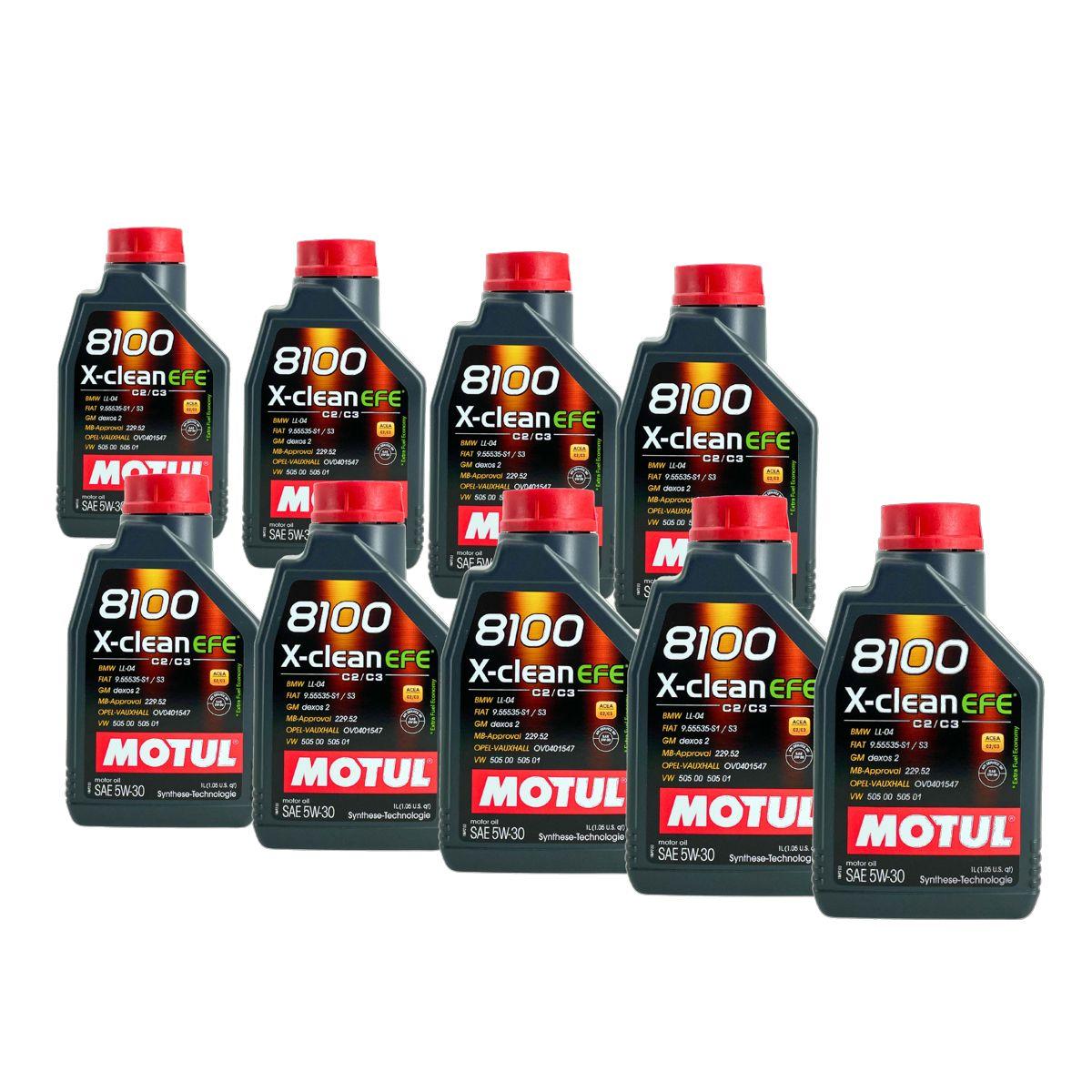 Motul 8100 X-clean EFE 5W-30 9x1 Liter